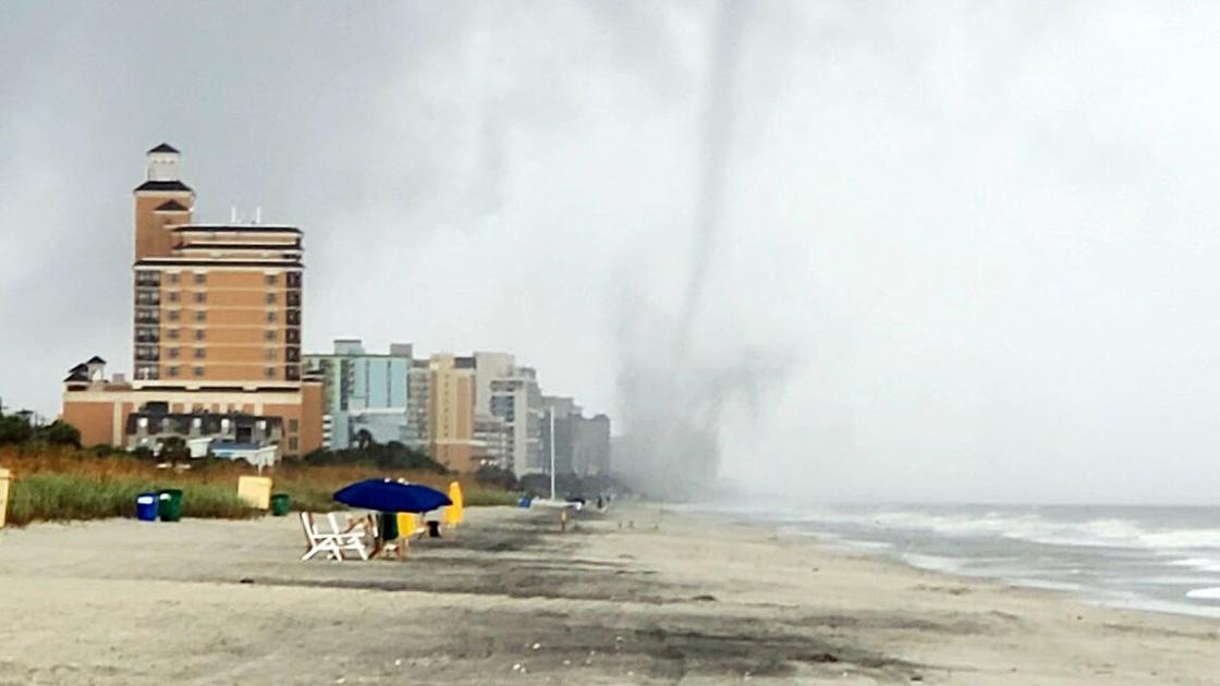 Exclusive video tornado touches down near 74th ave north in myrtle 