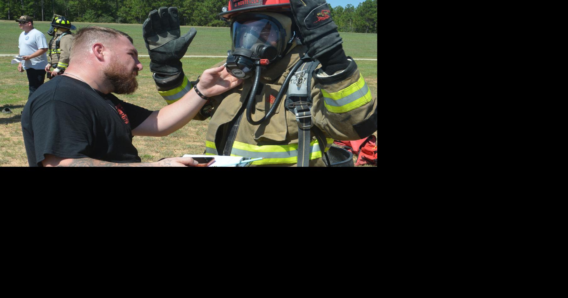 Aiken County Firemen Salute Helmeted Heroes of Sept. 11, 2001