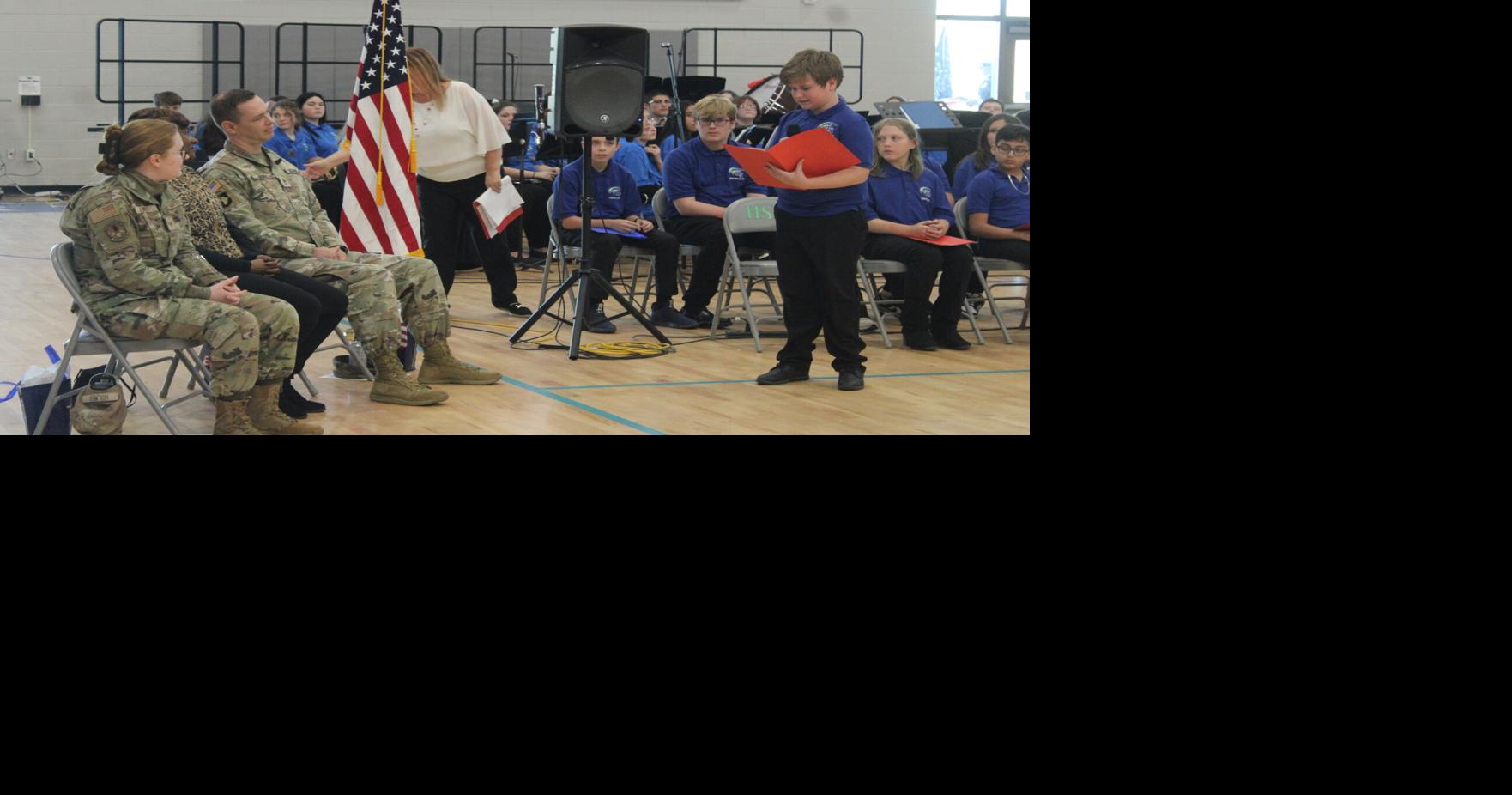 Military panel shares experience with Highlands Springs Middle School students on Veterans Day