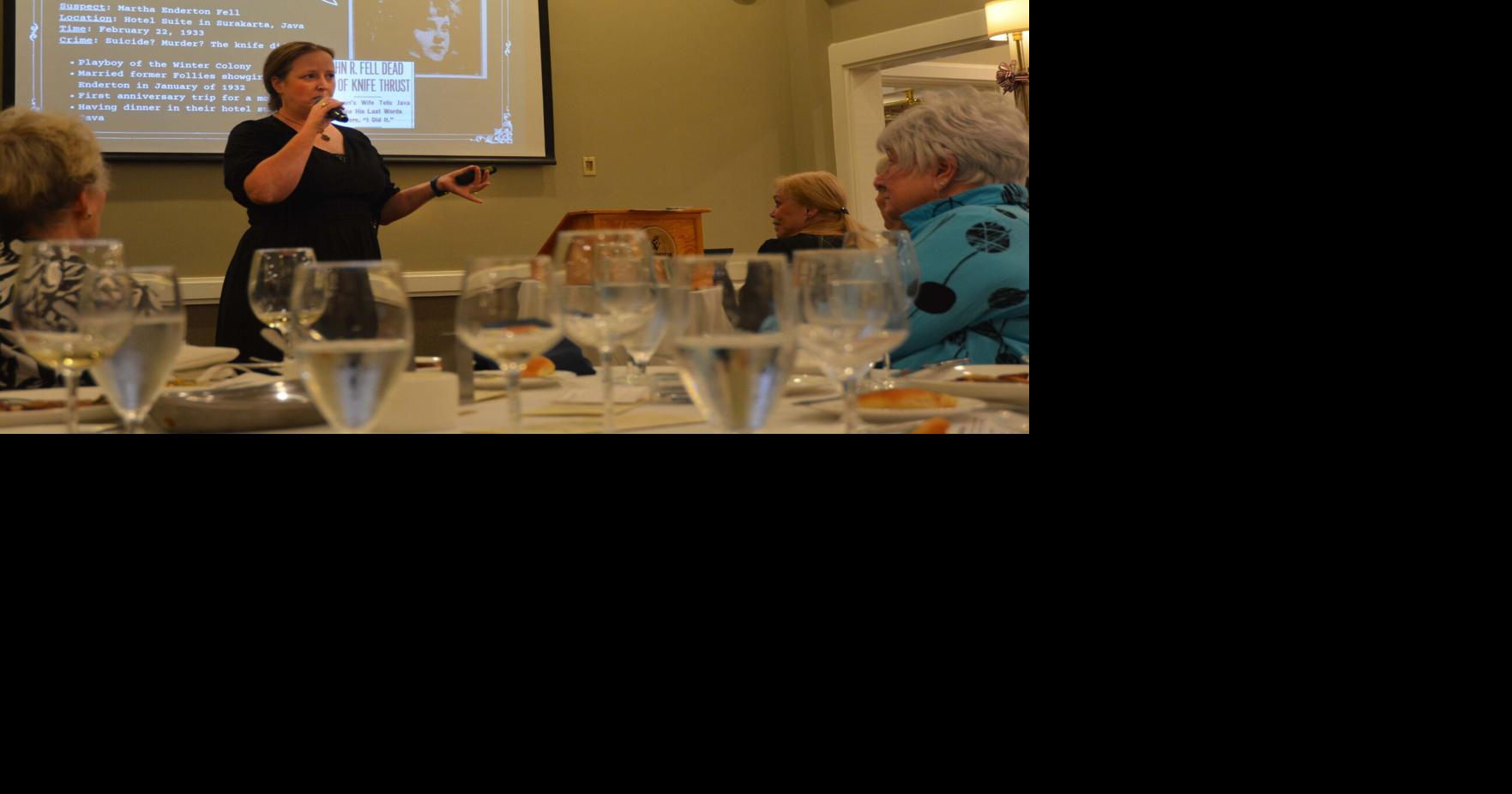 Mysteries and mayhem: Aiken crowd hears tales of high-society impropriety