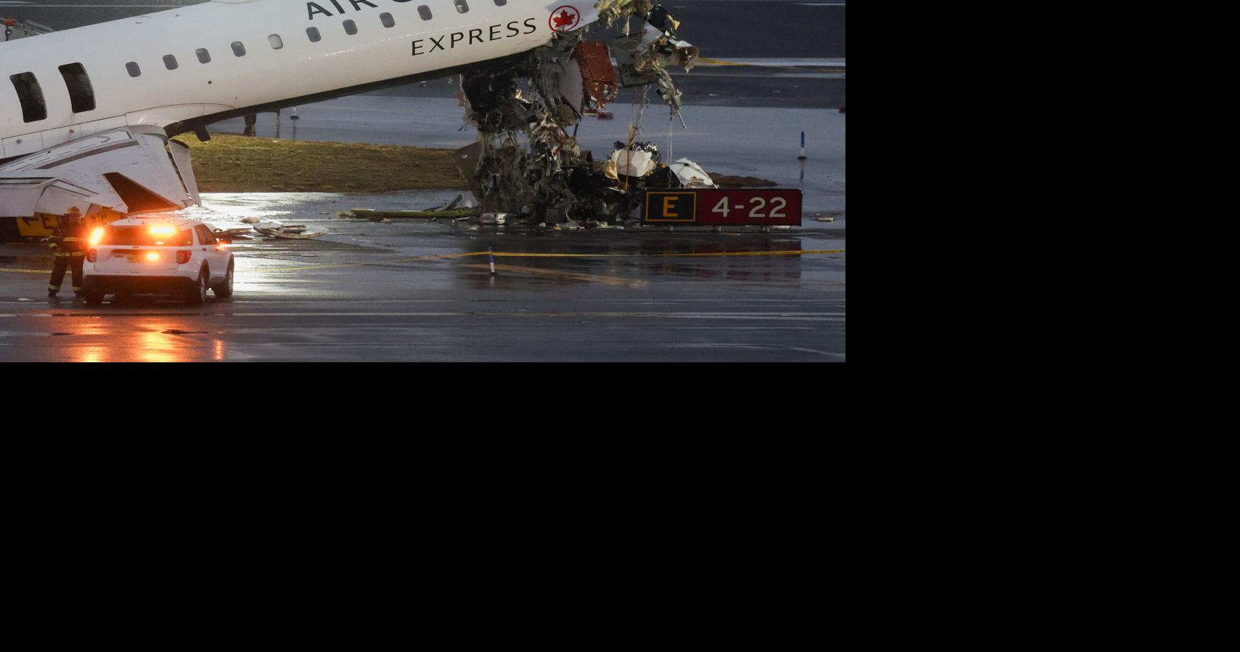 SC flights canceled after jet collides with fire truck in New York's LaGuardia, killing both pilots