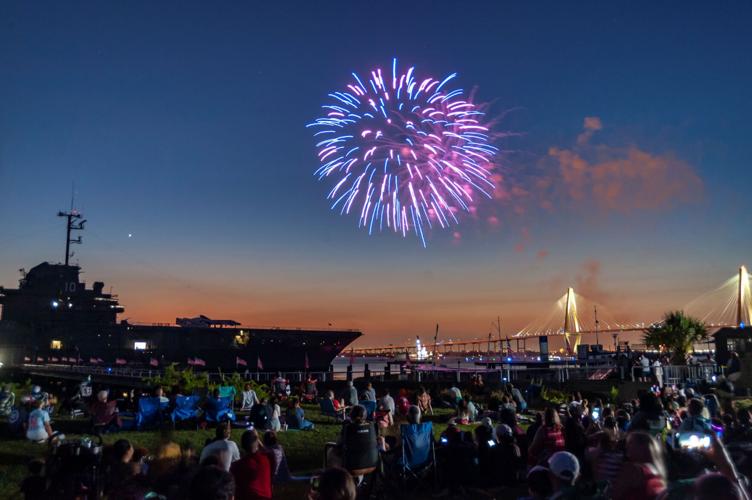 July Fourth fireworks displays in the Charleston area Charleston