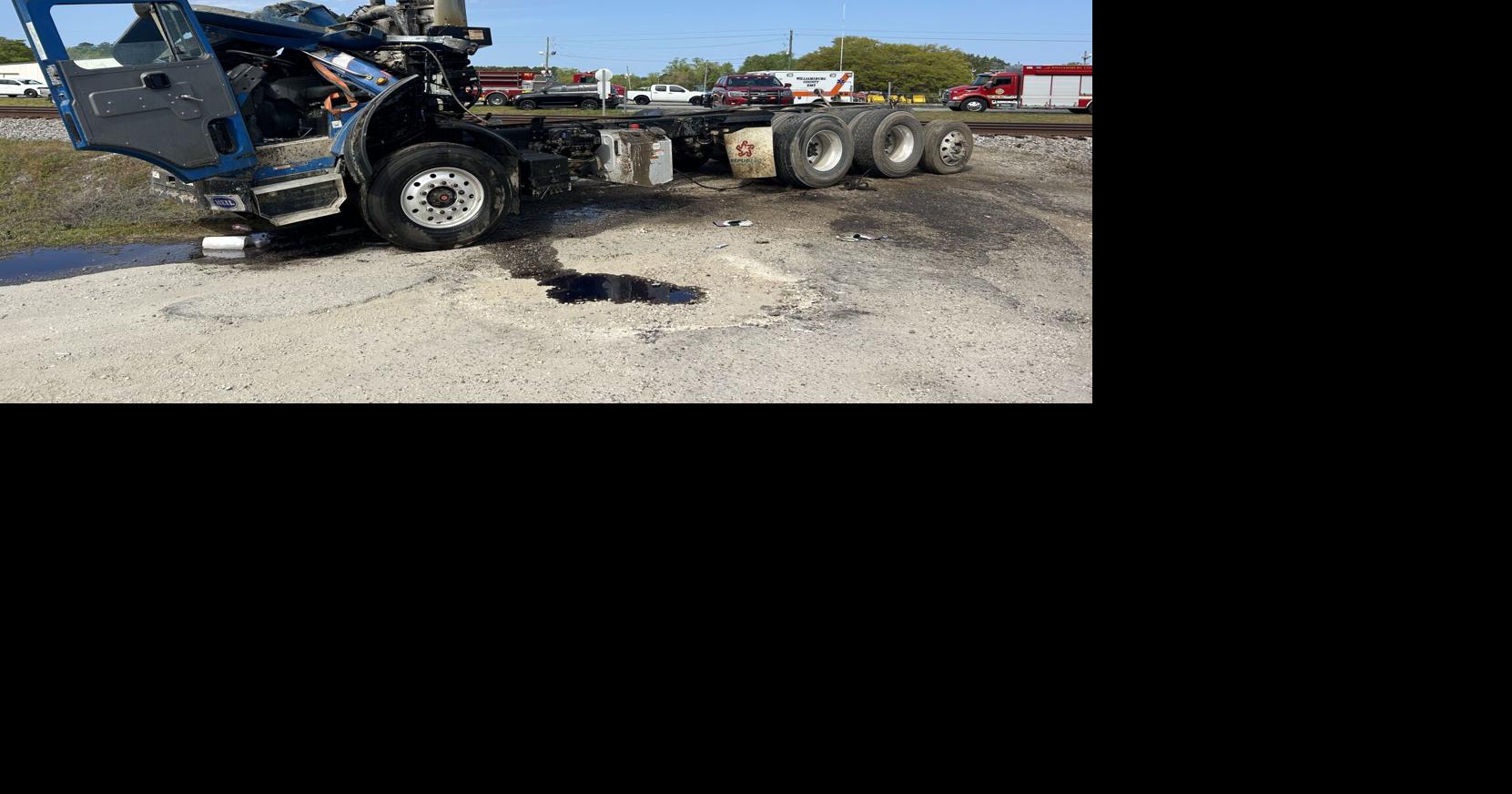 Train, garbage truck collide near Kingstree