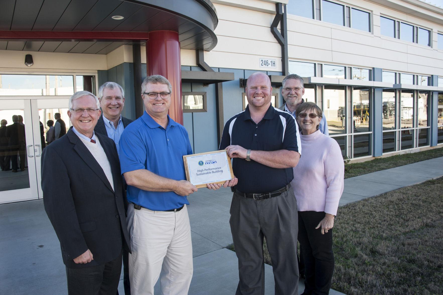 Savannah River Site recognized for 'green' building News