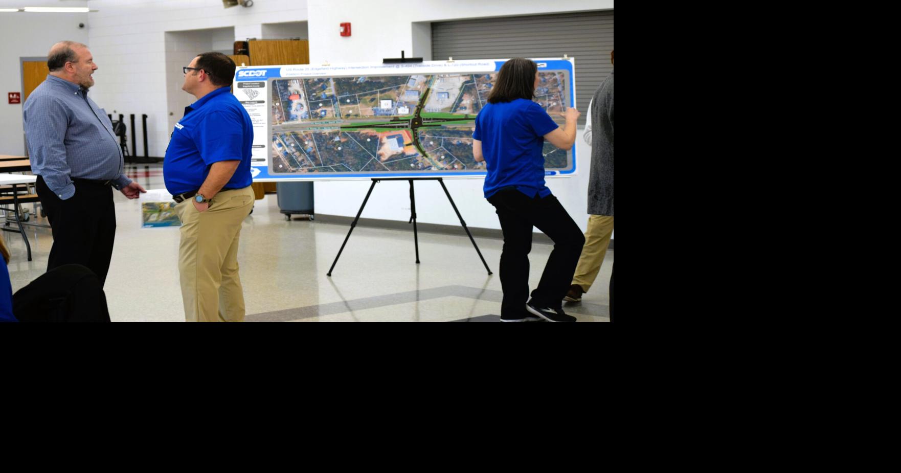 U.S. 25 at Fox Creek turn-off will gain traffic signal. Cross streets to be realigned.