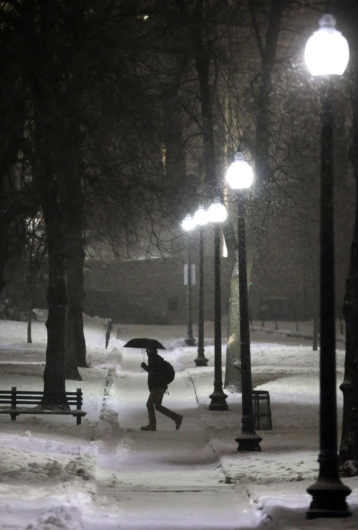 Winter storm wallops region