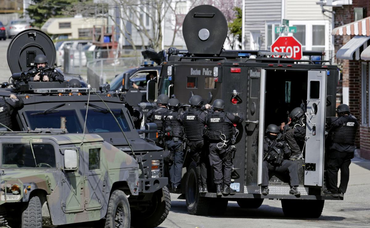 Bombing suspect search