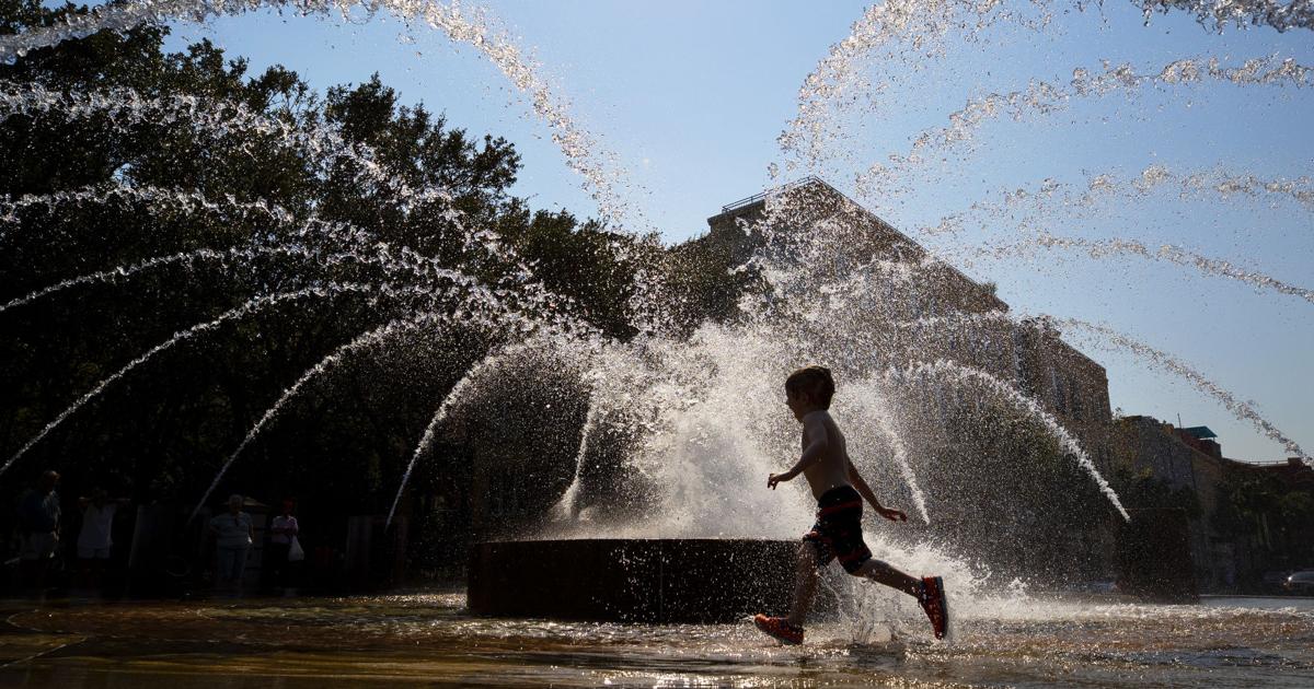 Hohe Temperaturen erreichten Charleston an diesem Wochenende ...