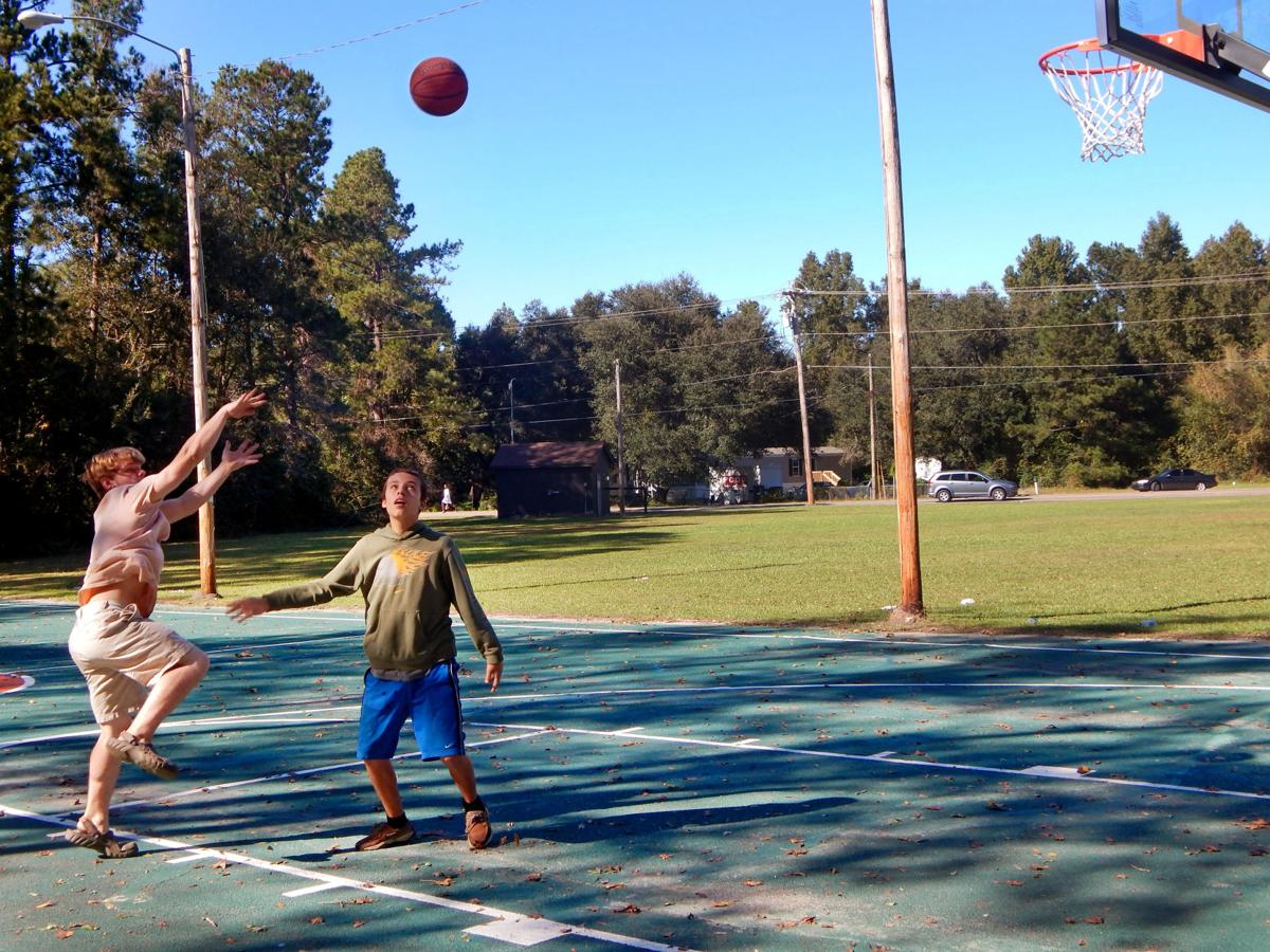 New Lighted Outdoor Basketball Court Will Give Kids A Place To