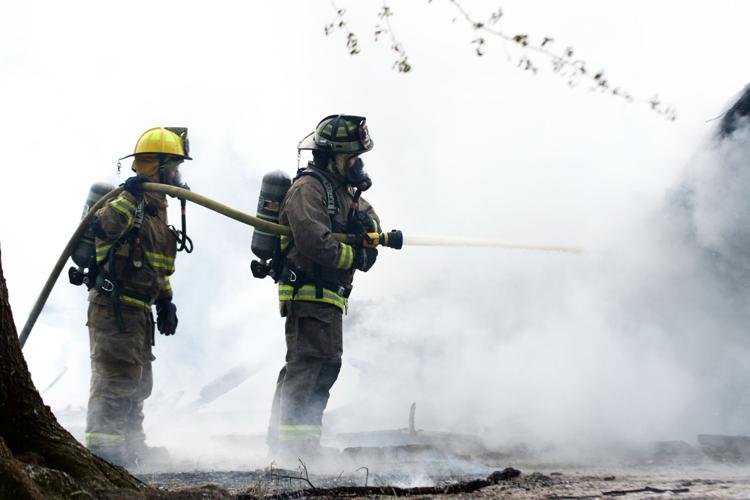 Fire destroys home along Old Jordan Road in Aiken County