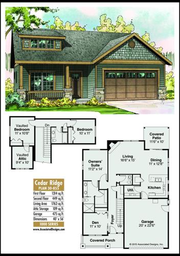 This week’s house plan Cedar Ridge 30-855 | Home and Garden ...