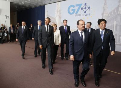 Obama, top European allies conferring on Ukraine