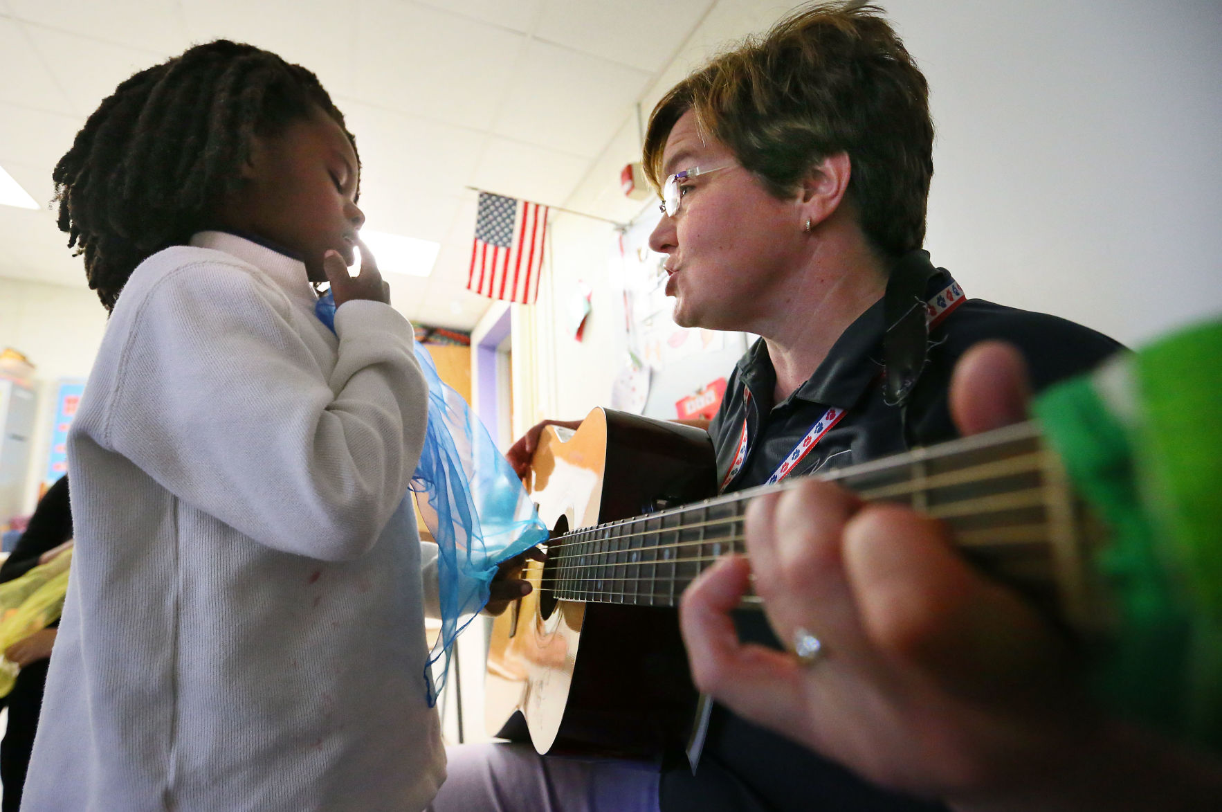 Music therapists make breakthroughs with students but remain rare