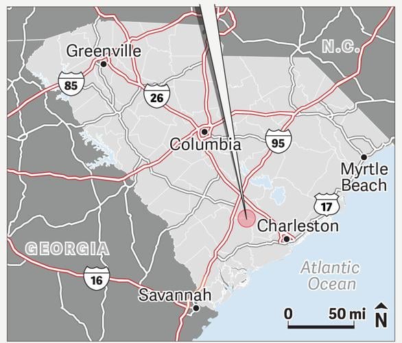 Forested area near Good Hope Landing along Edisto River protected