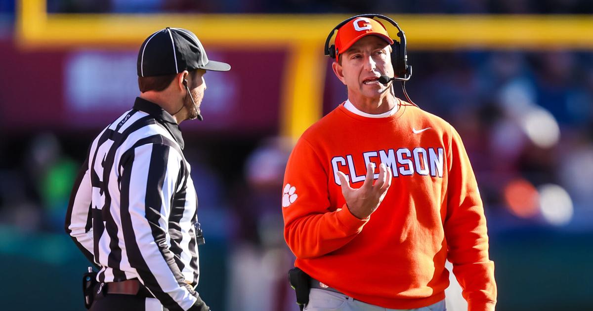 Where does Clemson rank in the Top 25 college football programs?