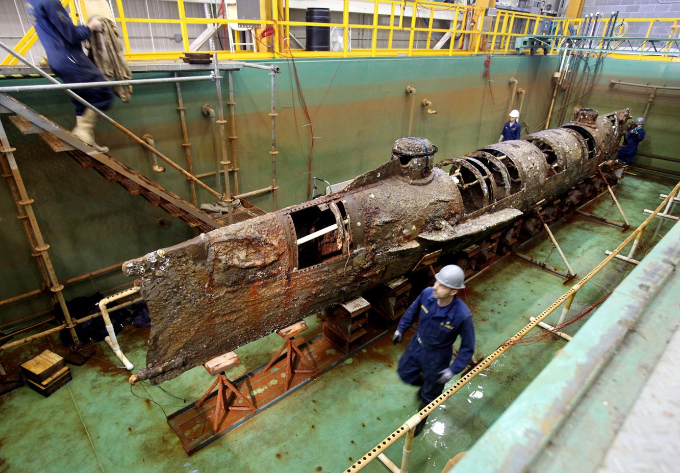Hunley submarine rose off Charleston coast 25 years ago
