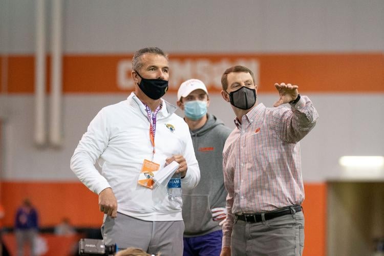 Trevor Lawrence sharp in his personal pro day at Clemson