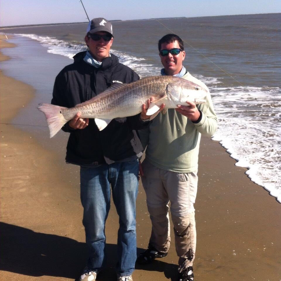 October means it's time for redfish in the Lowcountry surf