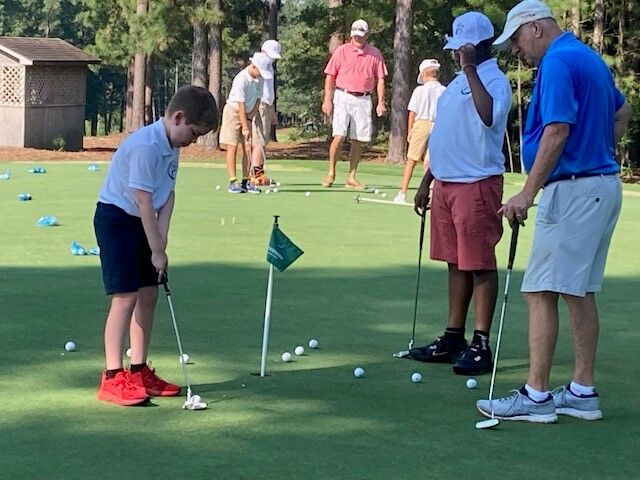 Aiken Hook A Kid on Golf clinics has open spots available