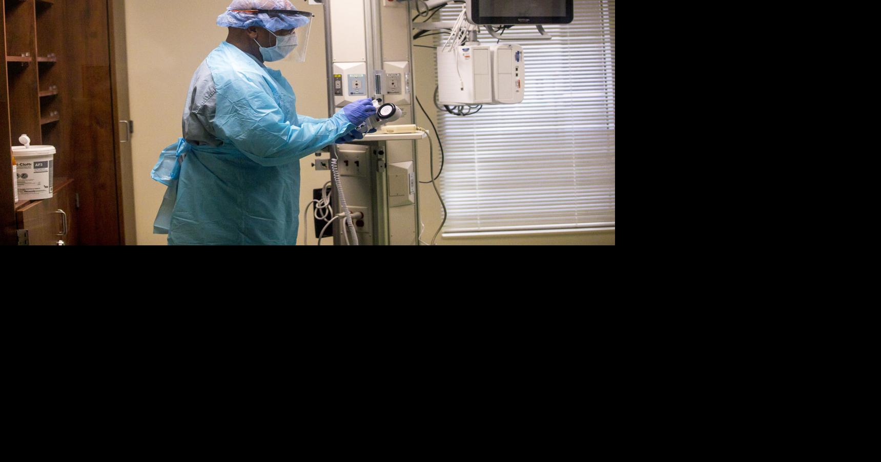 Roper Hospital manager cleans COVID19 patients' rooms so his workers