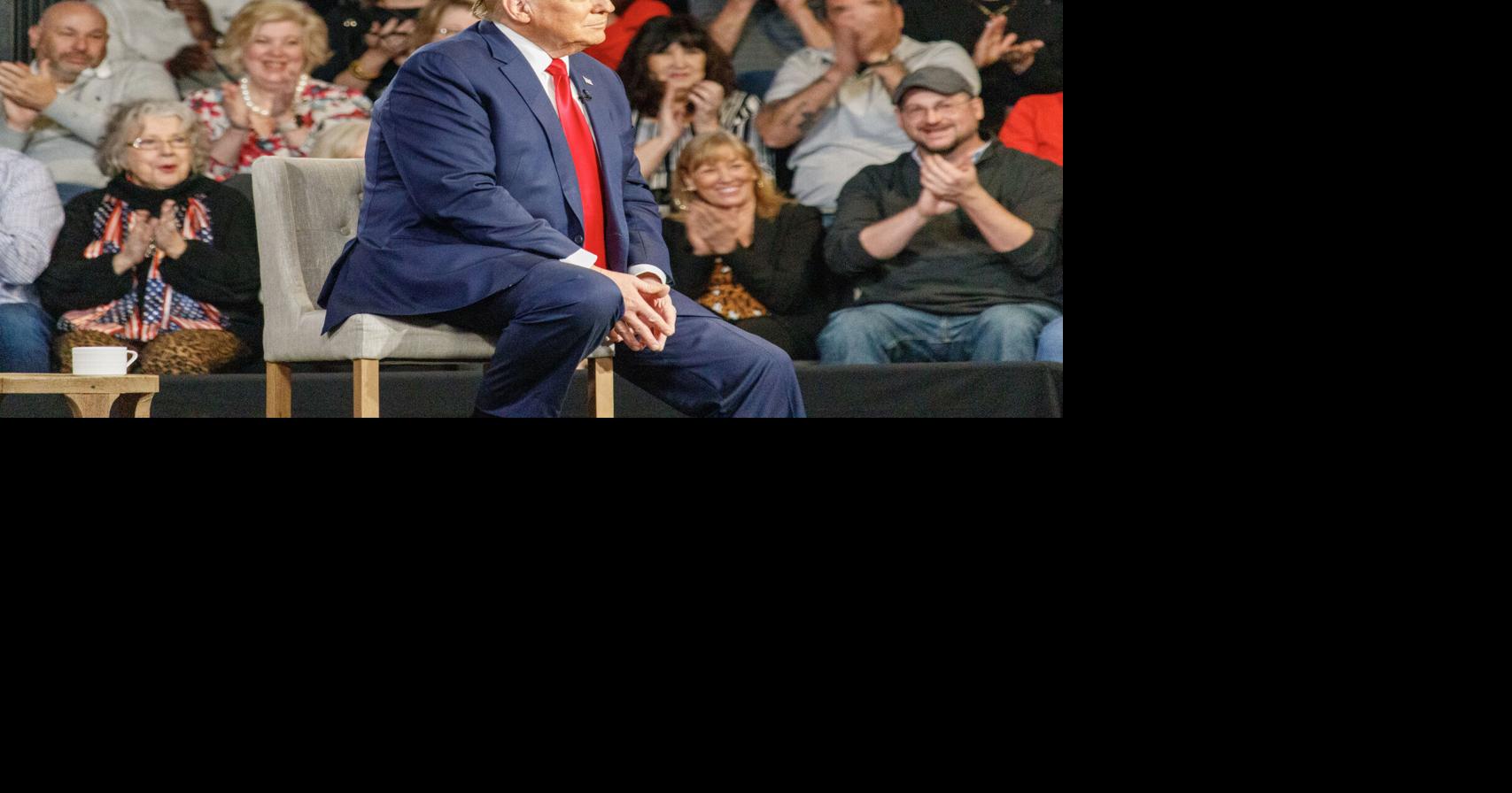 Donald Trump appears on Fox News at Greenville, SC town hall
