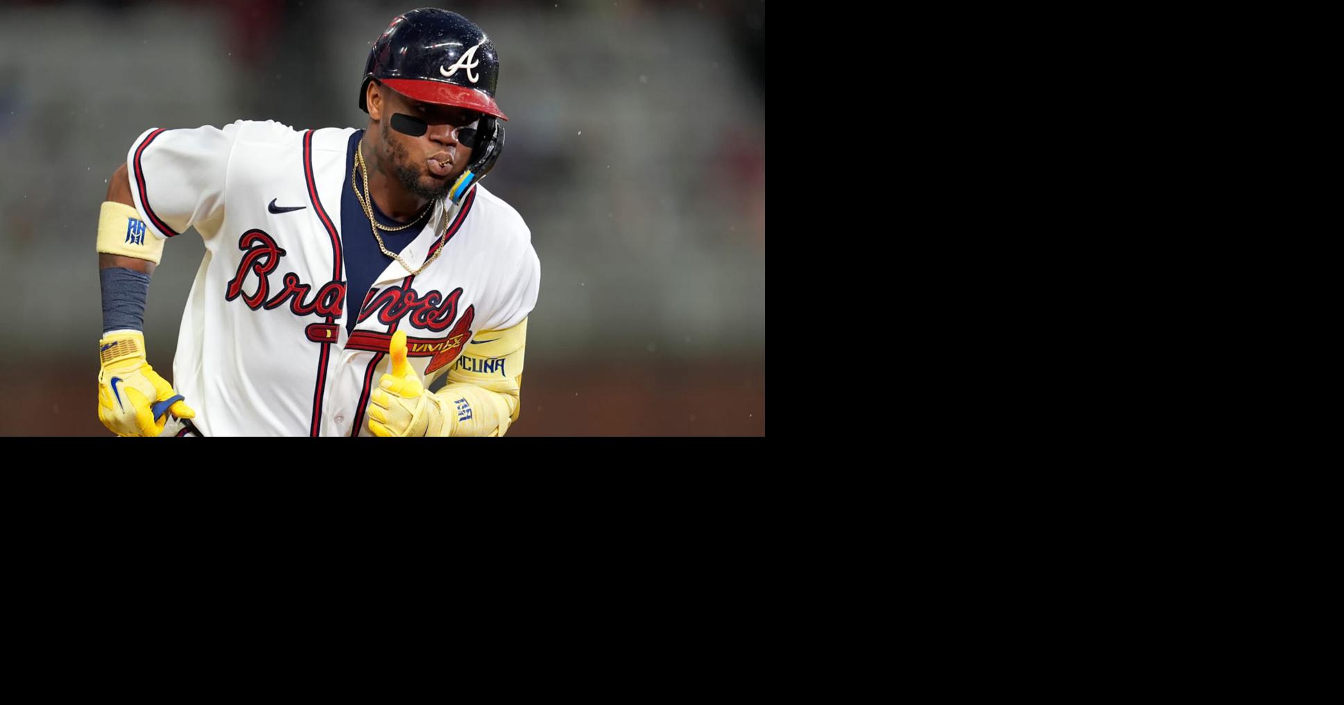 Two deflections on Acuña homer fuel Braves' 8th straight win