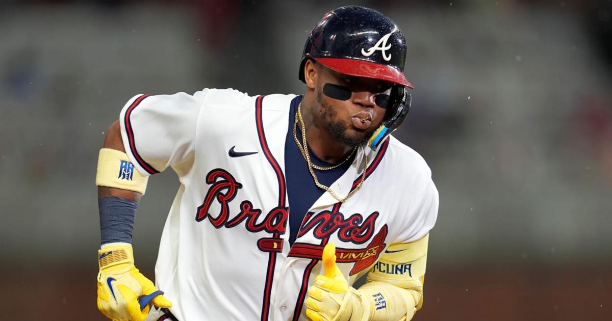Two deflections on Acuña homer fuel Braves' 8th straight win