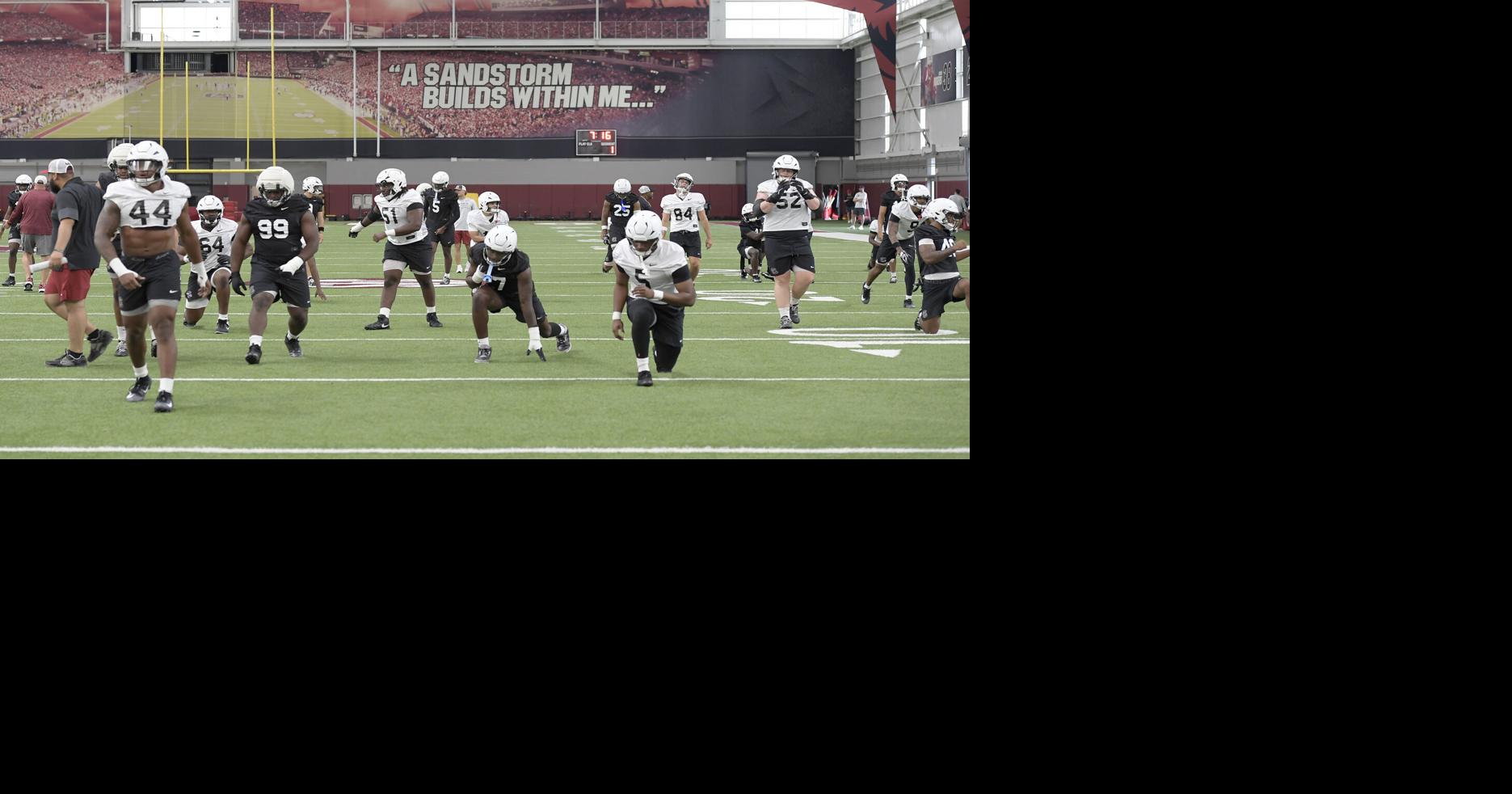 Fire trucks greet Gamecocks at first practice of preseason camp