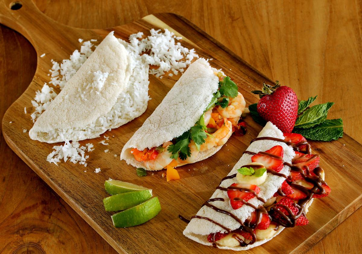 Brazilian Tapioca Tacos Can Overflow With Sweet Or Savory Fillings Kitchen Cabinet Postandcourier Com From the pearls of addictive bubble tea to savory pancakes, the american cassava plant is used in many delicious forms in everyday cooking. brazilian tapioca tacos can overflow