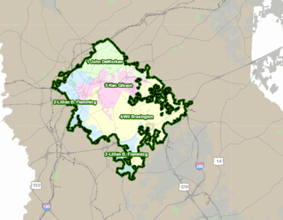 Greenville growth requires redrawn City Council districts, with equity the  elusive goal | Greenville Politics | postandcourier.com