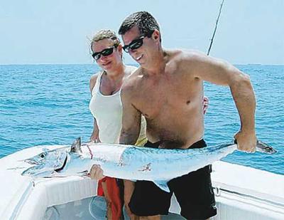 King mackerel pair, Fishing