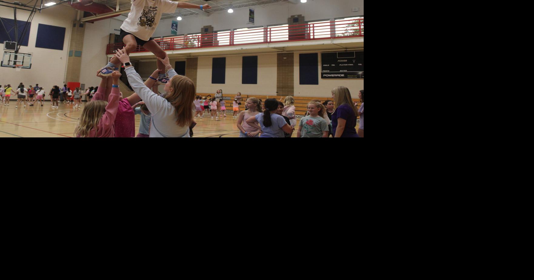 North Augusta City Councilwoman Pat Carpenter holds cheer camp for local youth