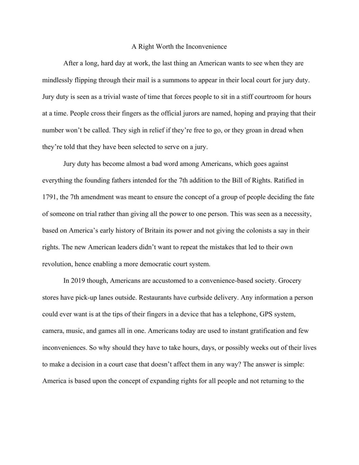 Constitution Essay Contest Winners Announced News Postandcourier Com