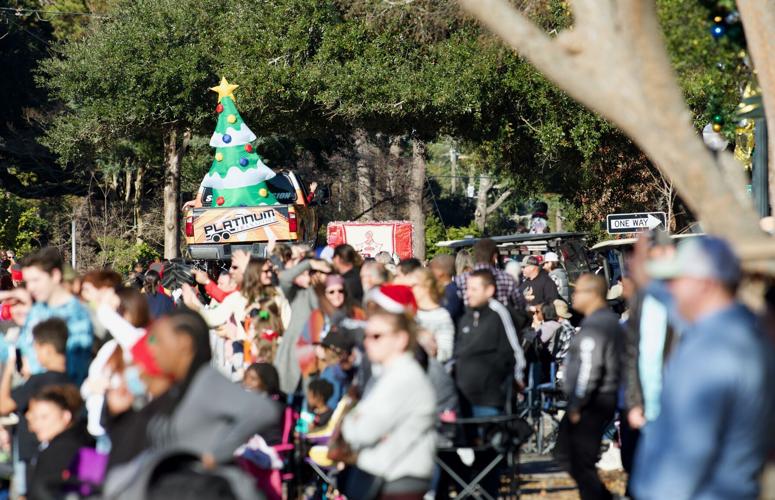 Downtown Aiken packed for Christmas parade featuring Santa, the Grinch