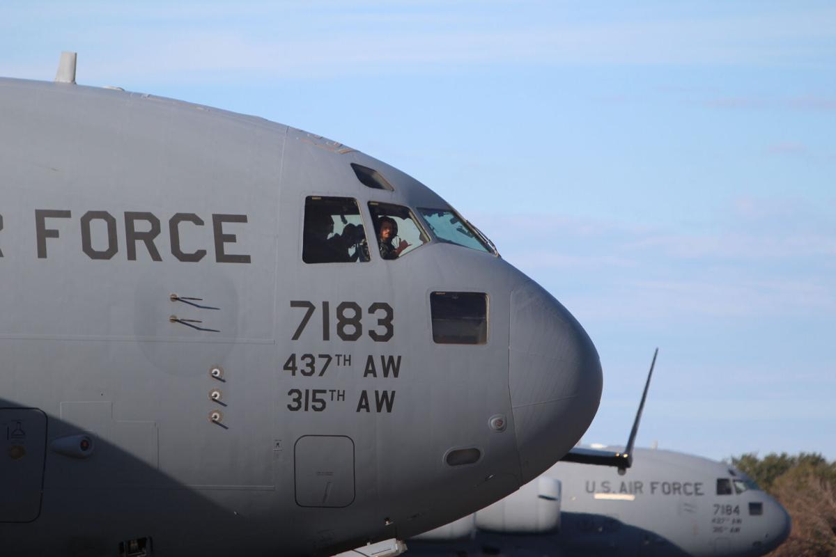 Airmen in plane