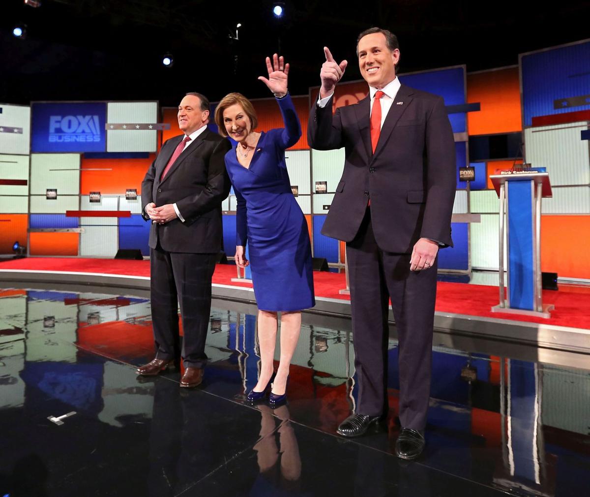 Fiorina, Huckabee and Santorum debate