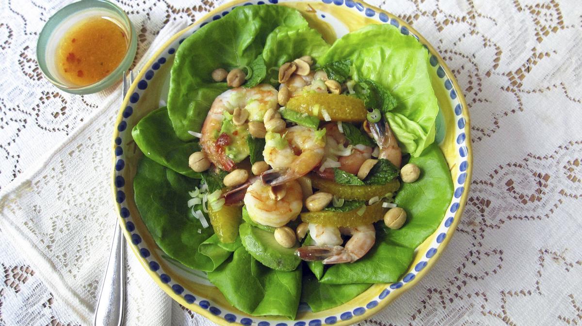 Shrimp Salad With Spicy Orange Dressing Is Tasty Summer Dish