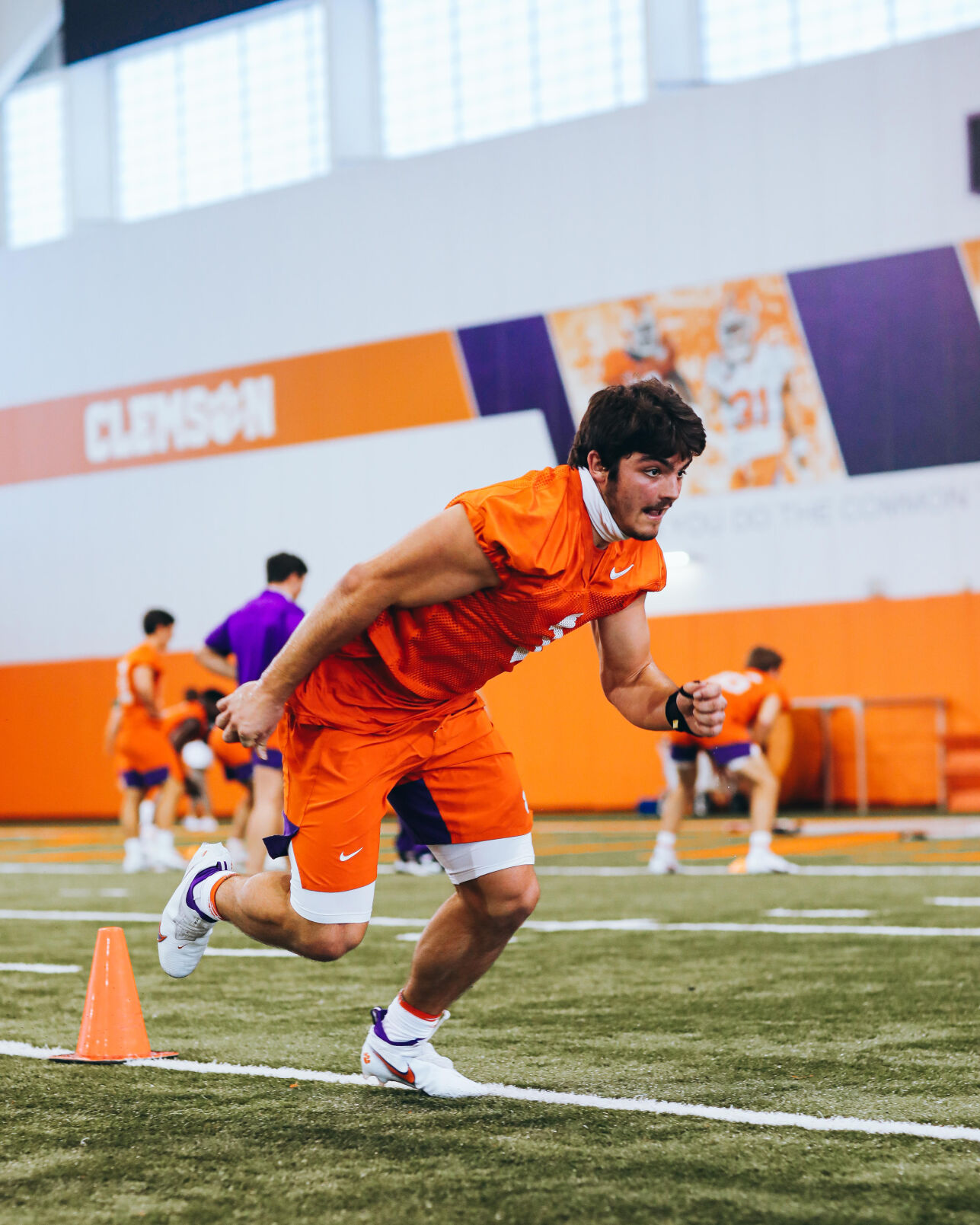 Clemson freshman Will Shipley dresses funky off football field