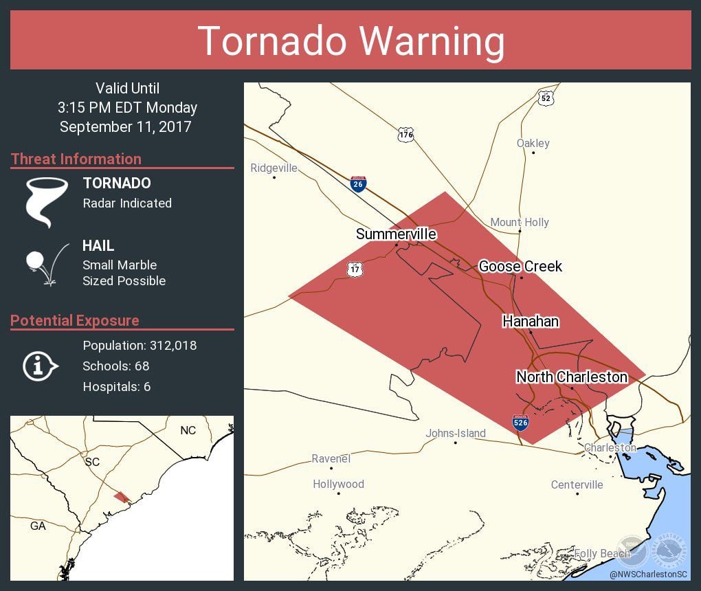 national weather service tornado warning
