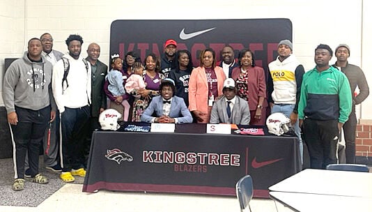 Kingstree High School football players sign Letters of Intent ...