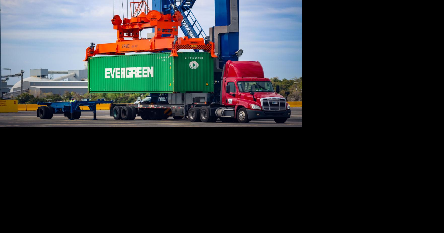 Port of Charleston's new terminal gets its first container: a shipment ...