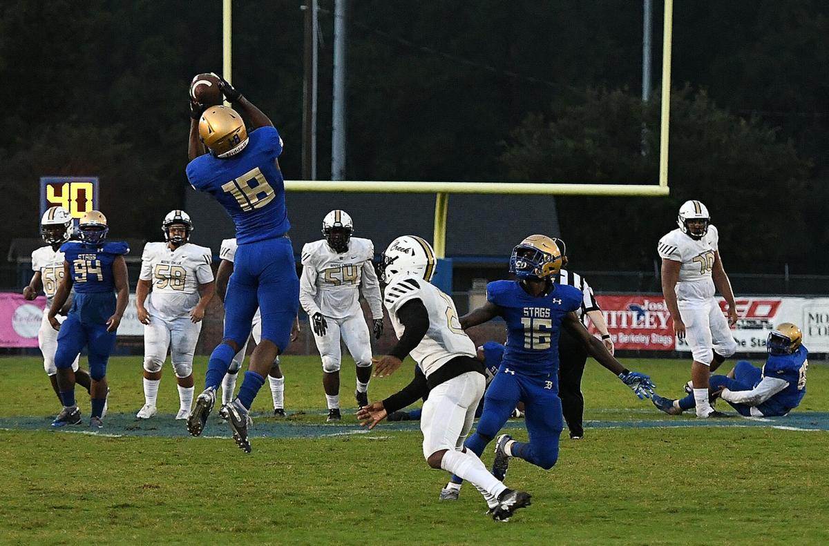 Goose Creek staves off Berkeley in rare Monday high school football