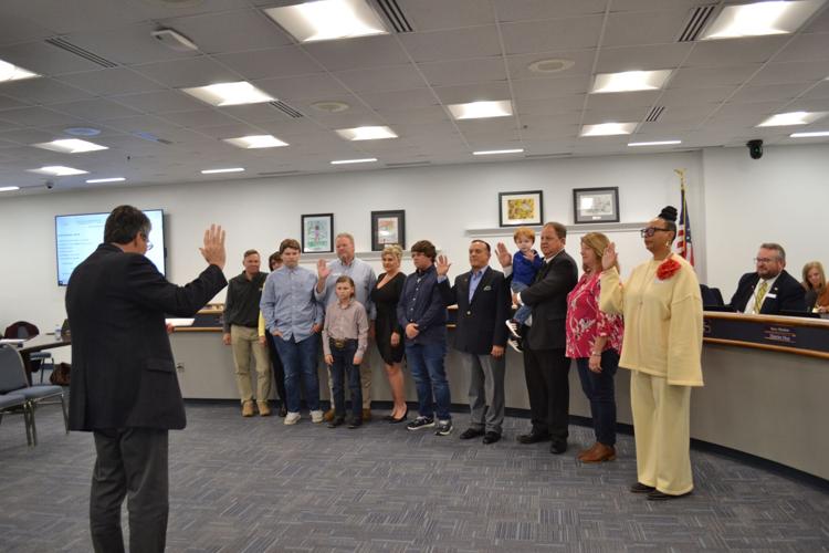 Aiken school board members sworn in