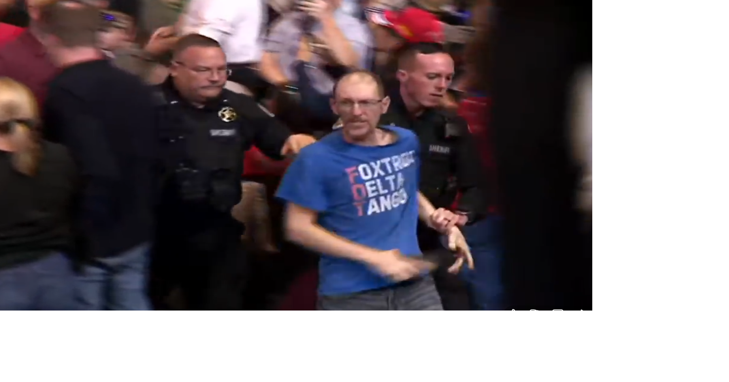 Anti-Trump protester punched at SC rally wants men charged ...