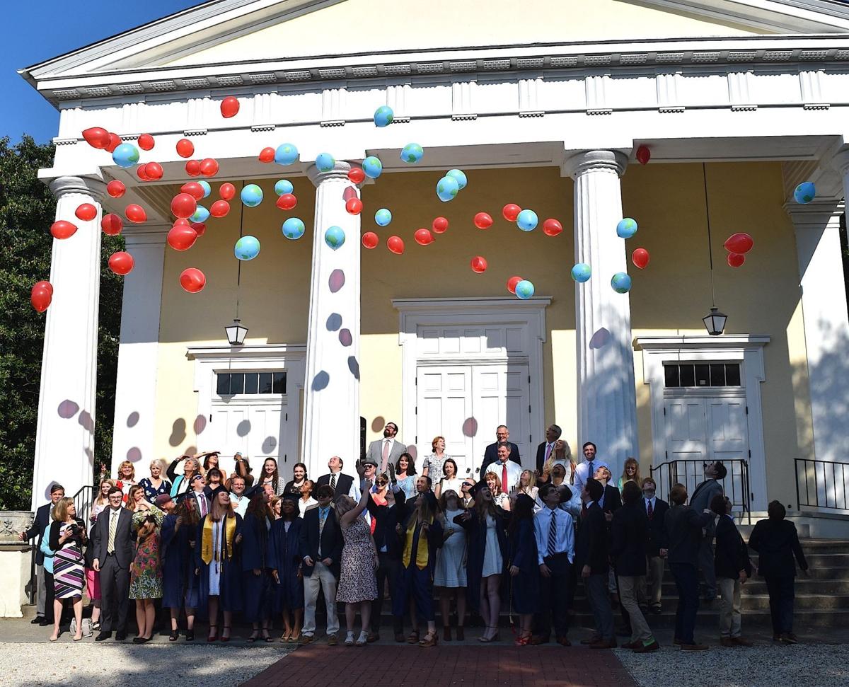 Up, up and away Mead Hall celebrates the Class of 2019 with balloon