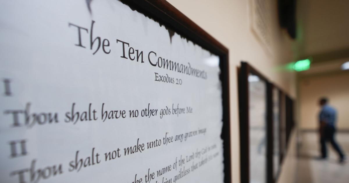 Lawmakers advance bill to put Ten Commandments in SC school classrooms