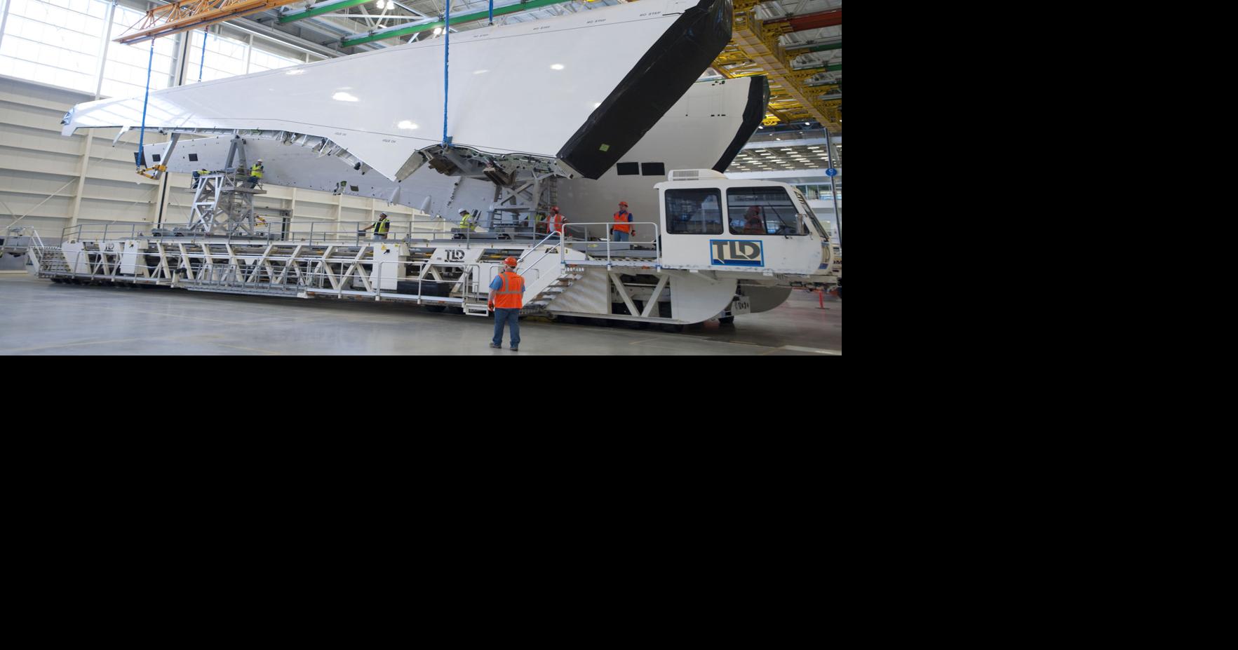 First set of wings for 787 hit town: Next step will be to attach ...