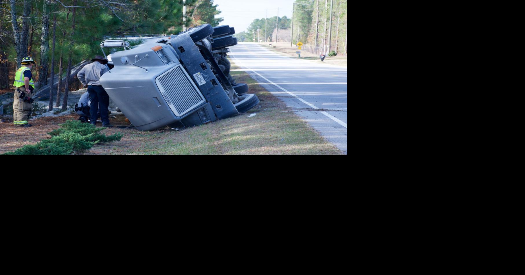 One injured after dump truck overturns along Edgefield Highway News