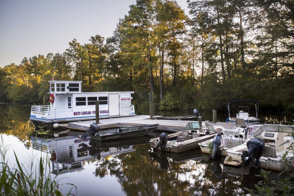 Reaching Sandy Island via SC's only public school boat