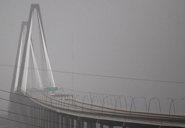 Overturned truck reported on Arthur Ravenel Jr. Bridge